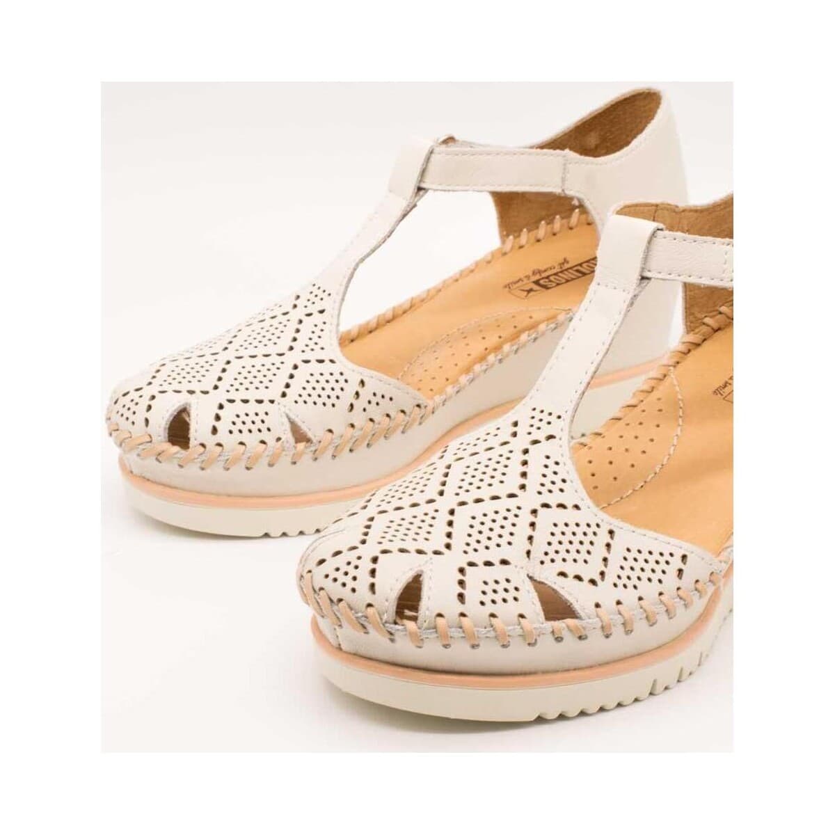 Women's Platforms Pikolinos White