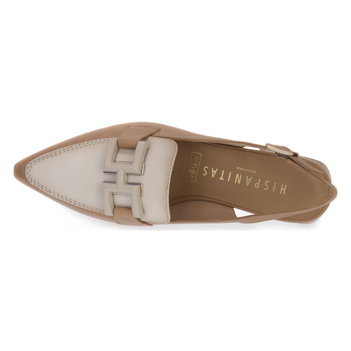 Women's Ballet Flats Hispanitas Beige