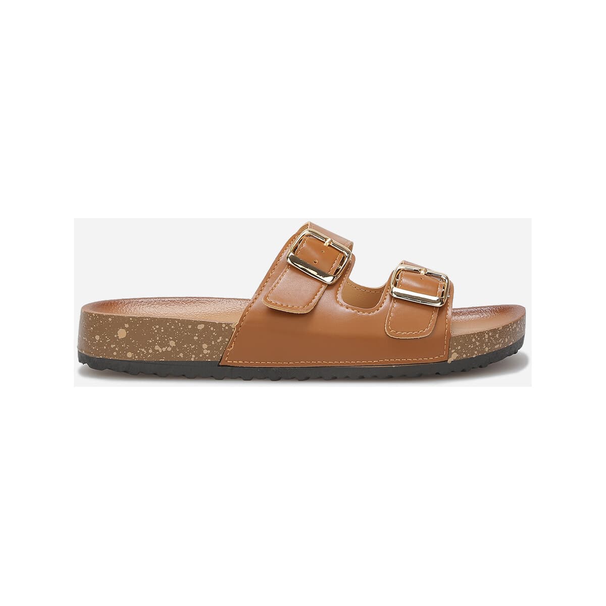 Women's Flip Flops La Modeuse Brown