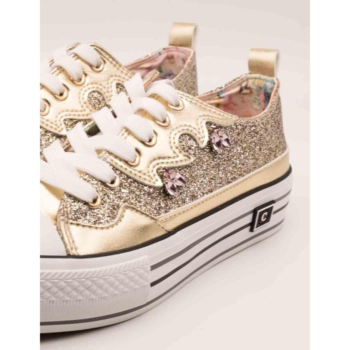 Women's Sneakers Café Noir Gold