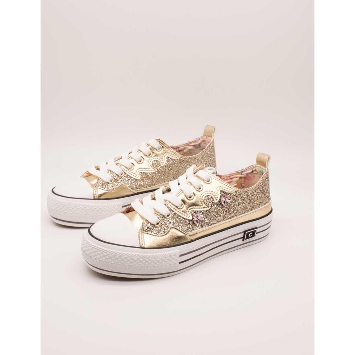 Women's Sneakers Café Noir Gold