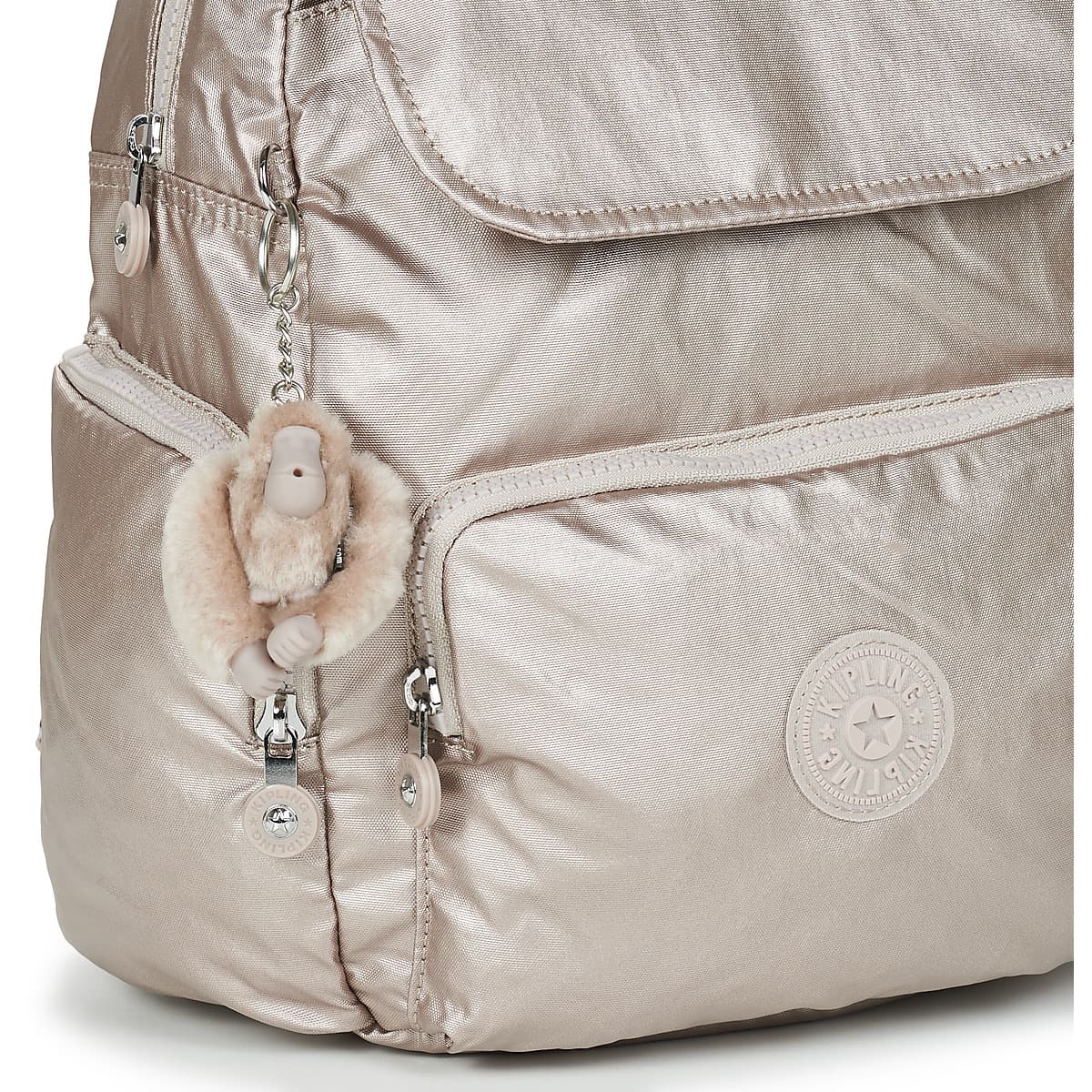 Women's Backpacks Kipling Silver