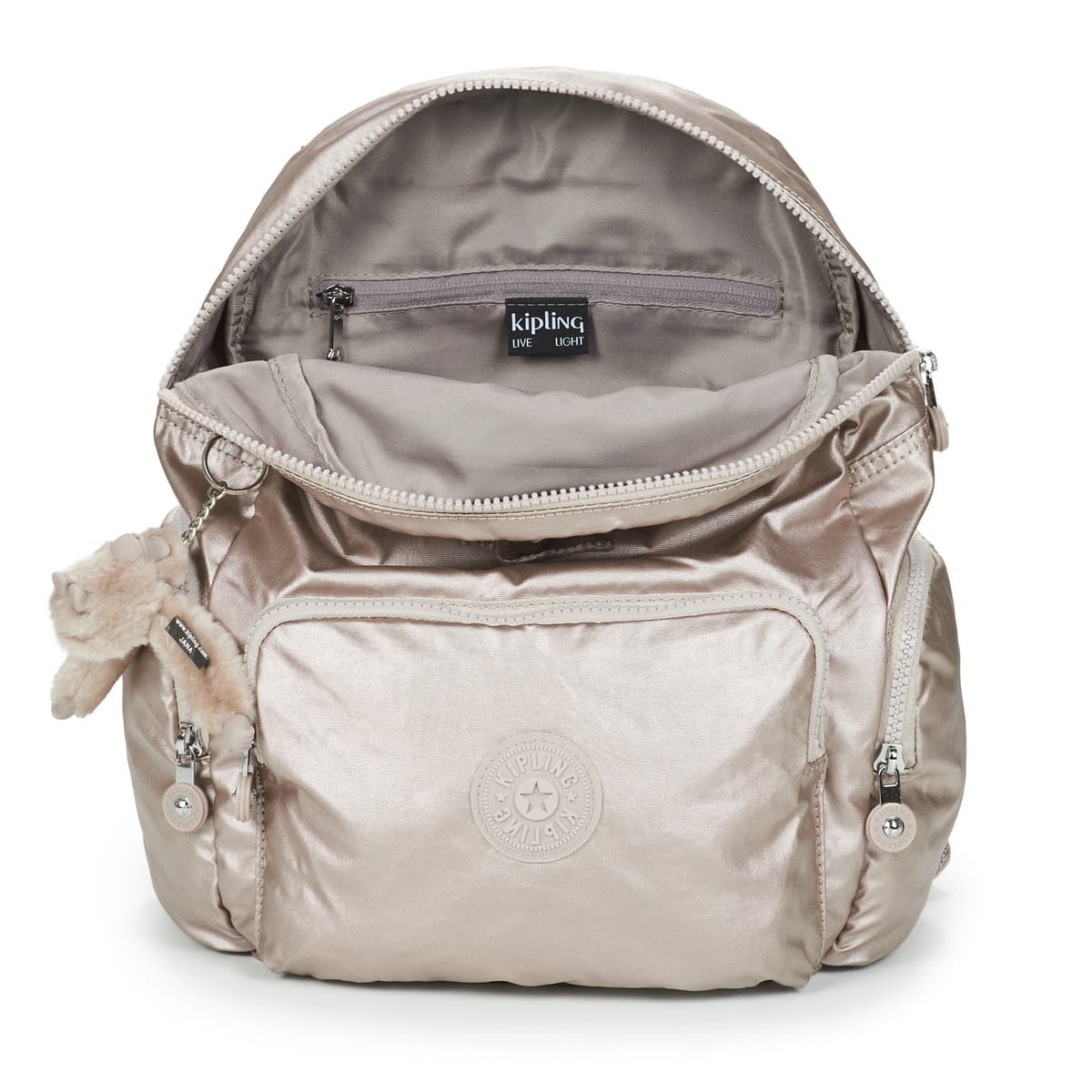 Women's Backpacks Kipling Silver