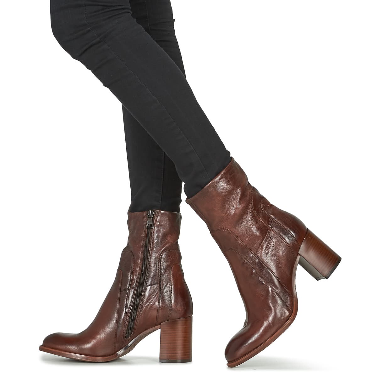 Women's Ankle Boots Mjus Brown