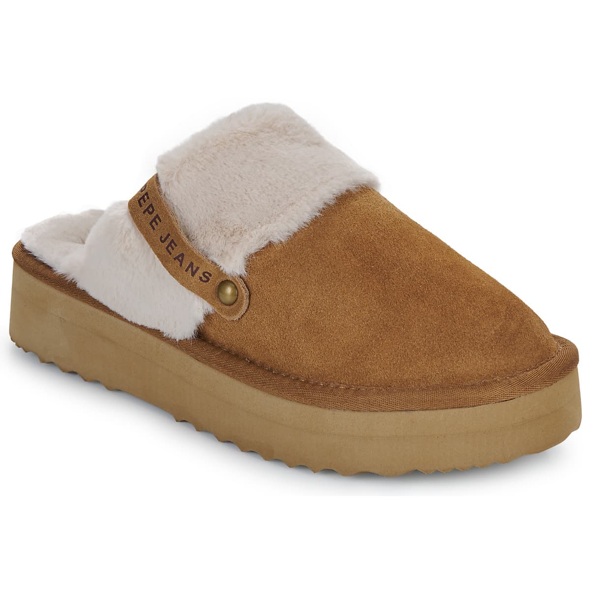 Women's House Slippers Pepe Jeans Brown