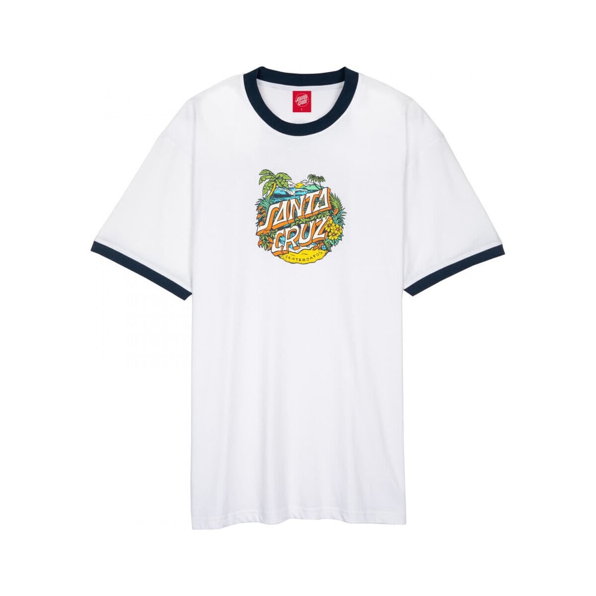 Men's T-Shirts Santa Cruz White