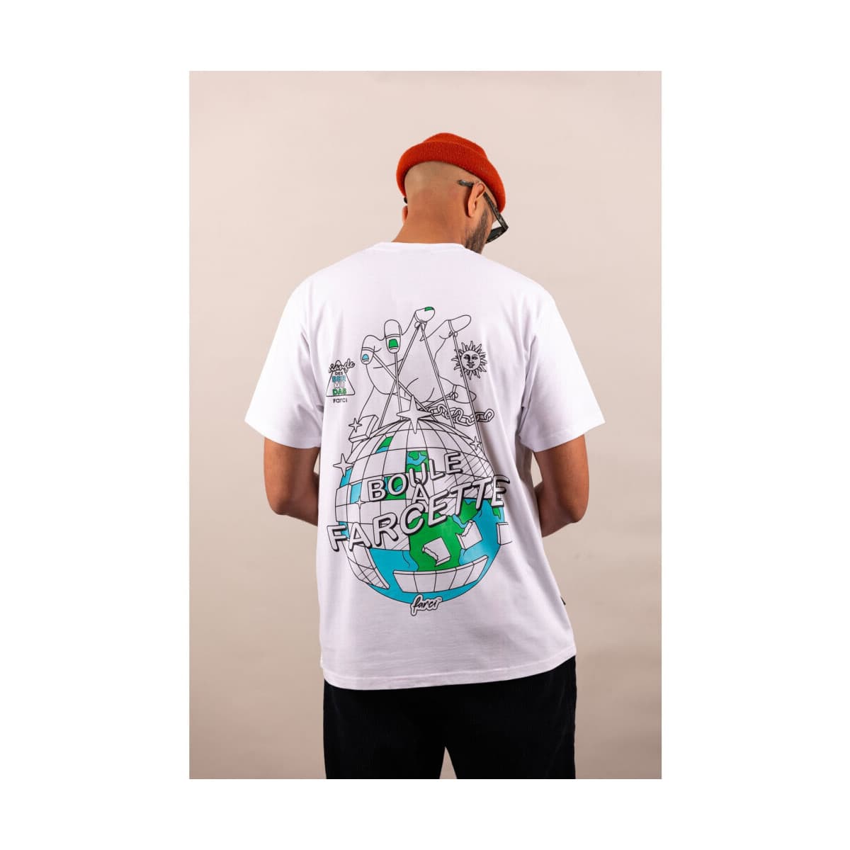 Men's T-Shirts Farci White