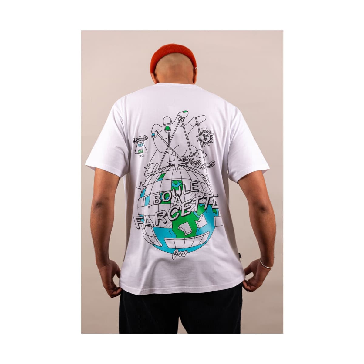 Men's T-Shirts Farci White