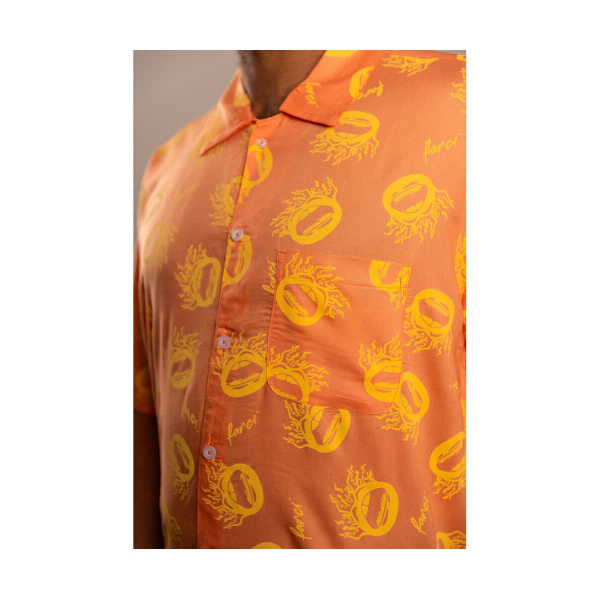 Men's Shirts Farci Orange