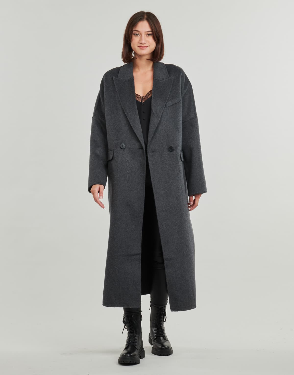 Women's Coats Ikks Gray