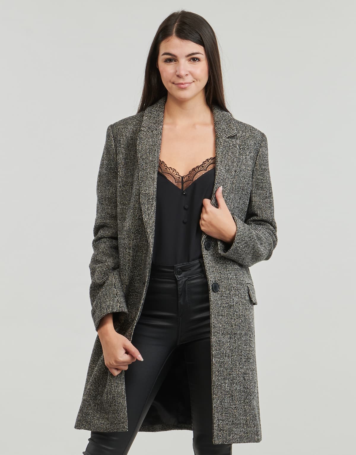 Women's Coats Ikks Gray