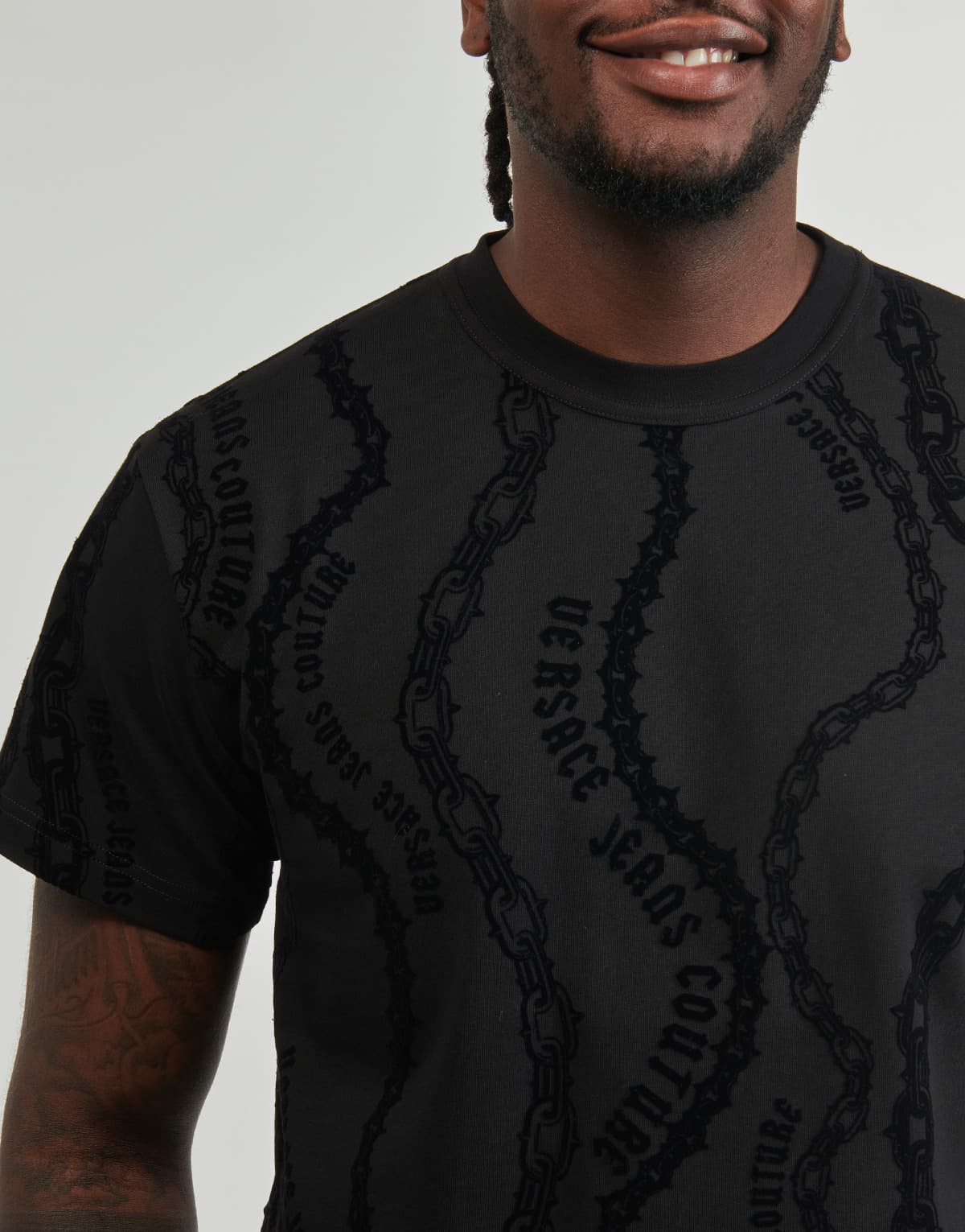 Men's T-Shirts Versace Jeans Couture Black