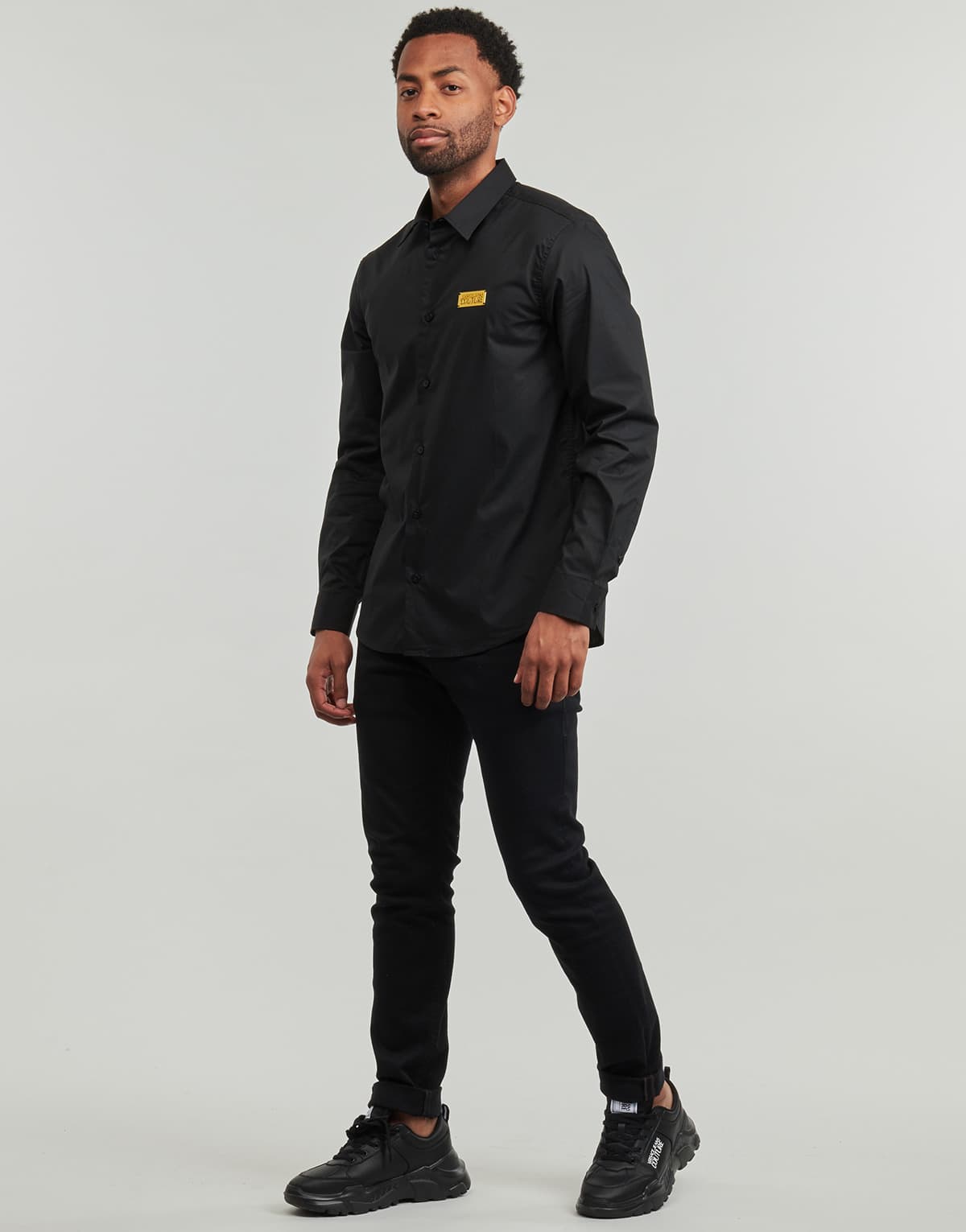 Men's Shirts Versace Jeans Couture Black