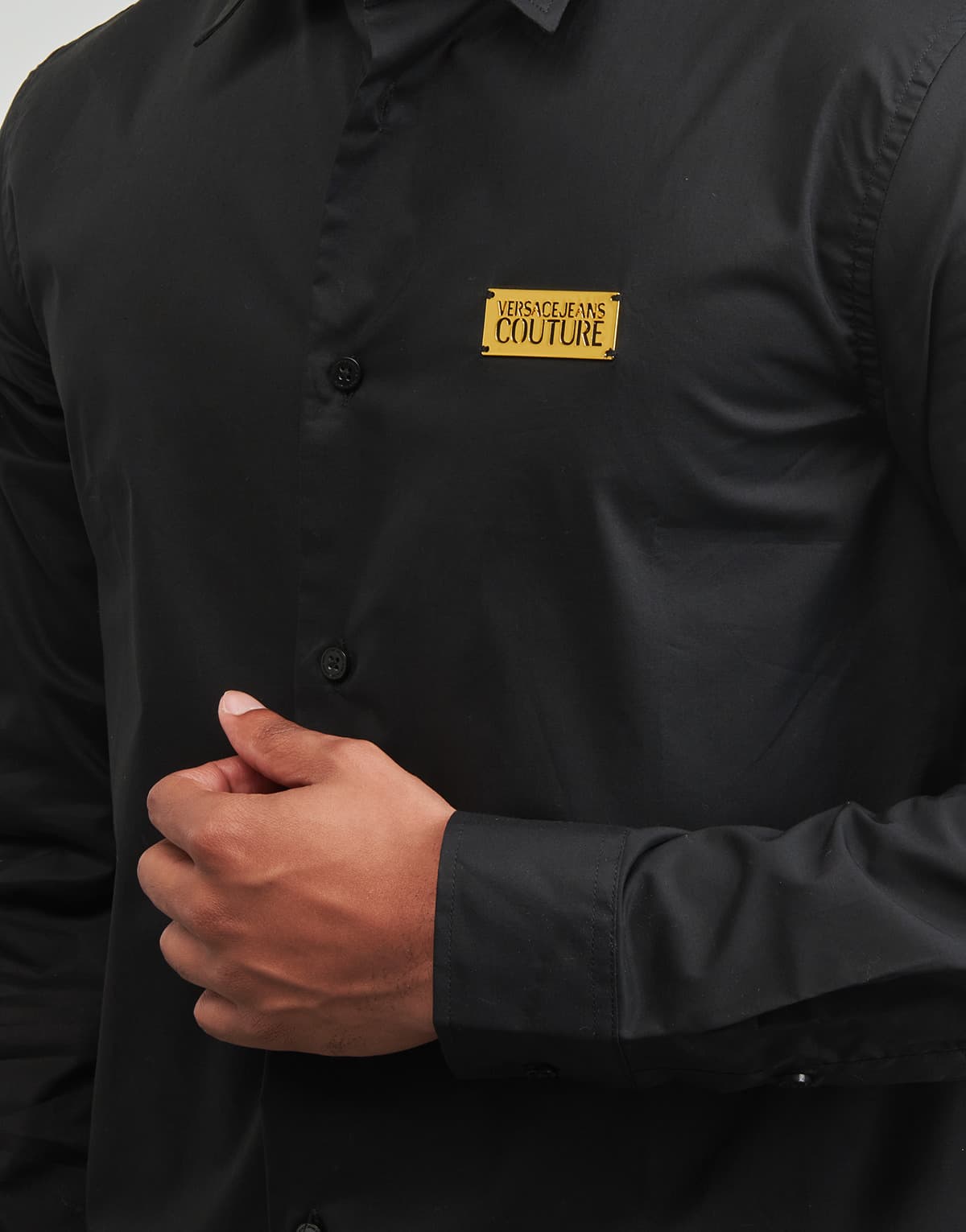 Men's Shirts Versace Jeans Couture Black