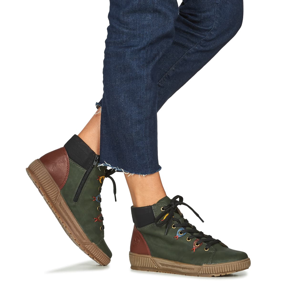 Women's Sneakers Rieker Green