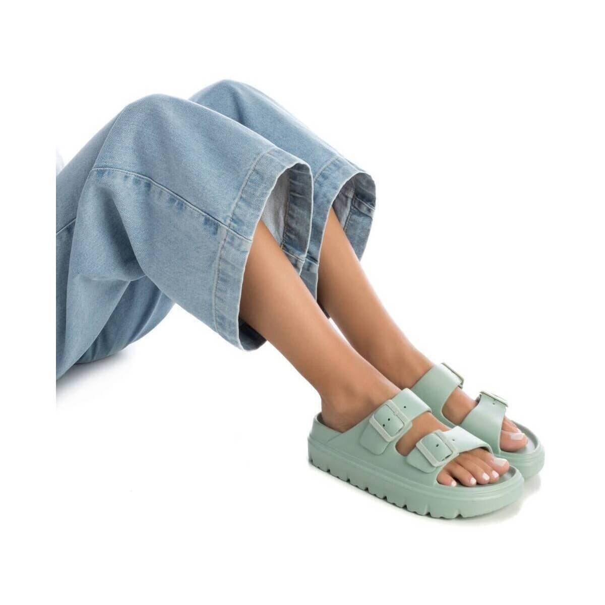 Women's Flip Flops Xti Green