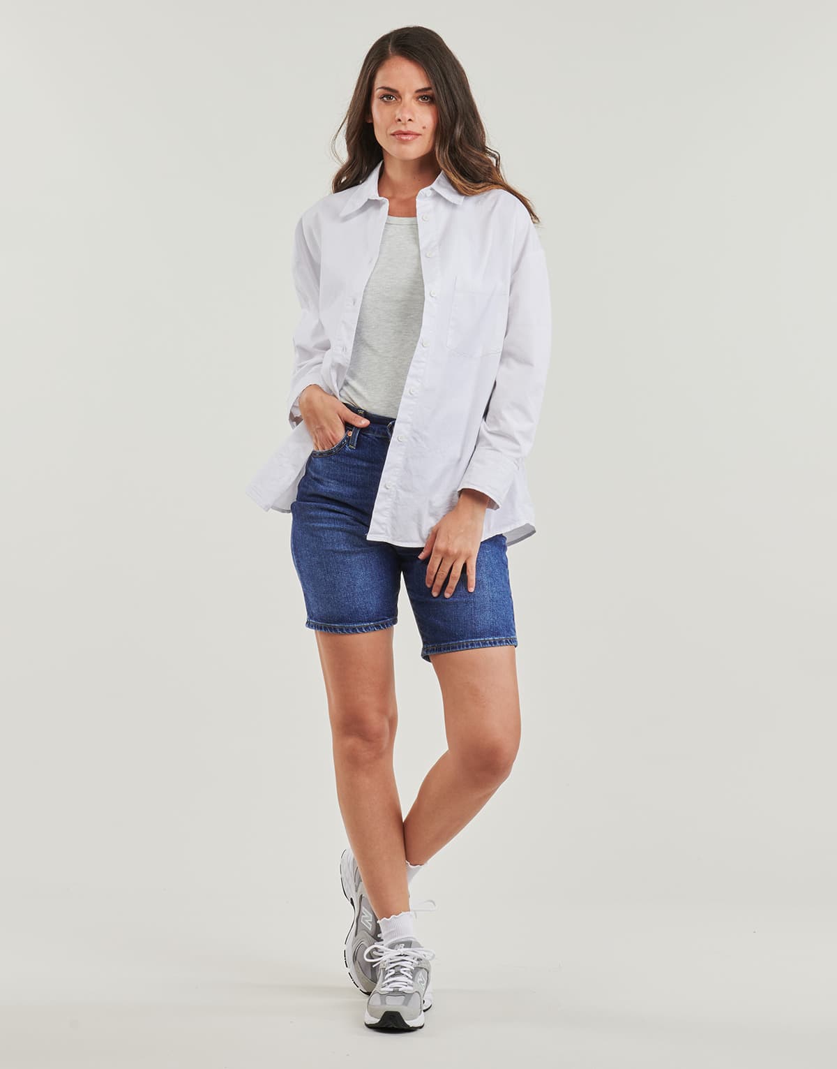 Women's Shorts Levis Blue