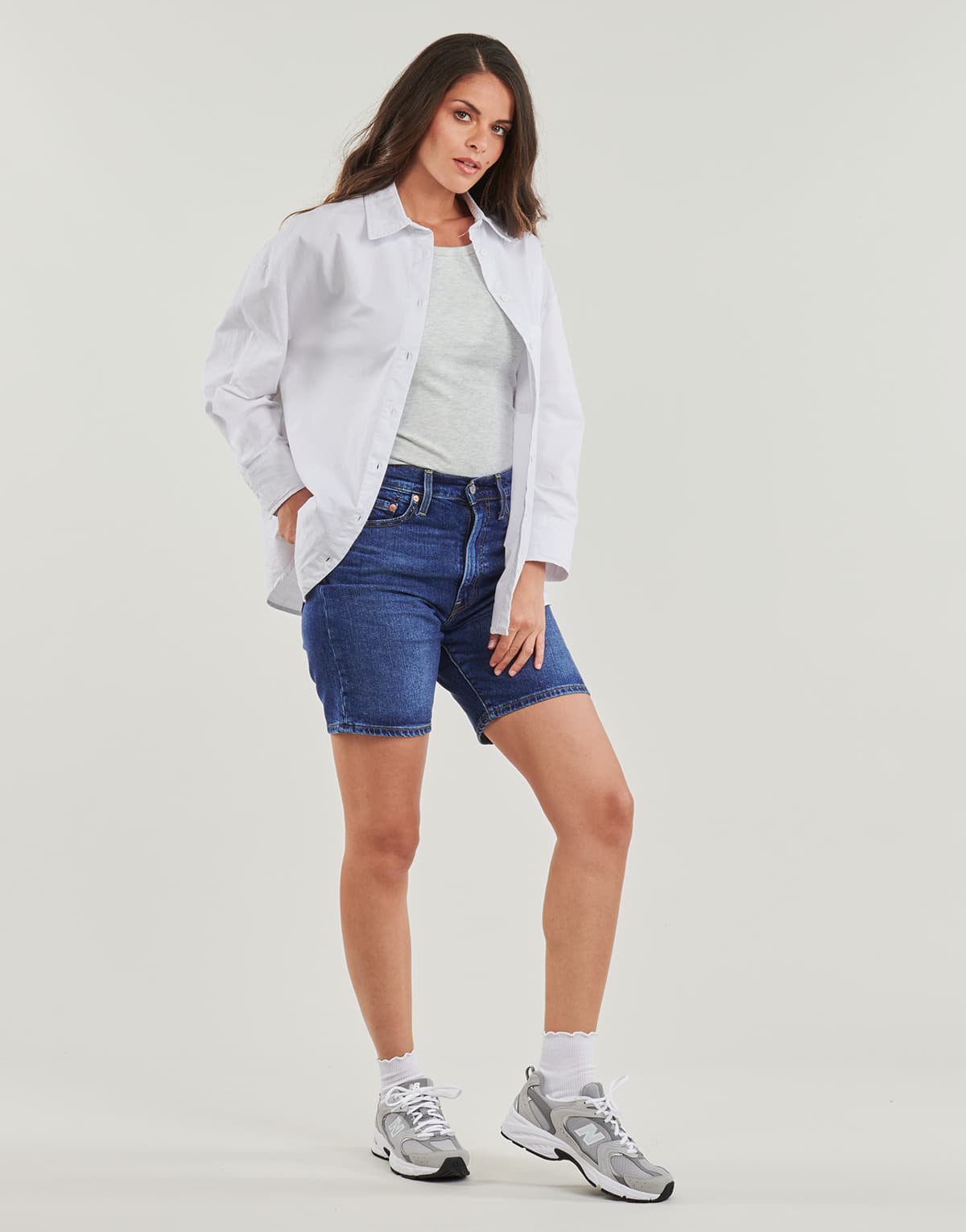 Women's Shorts Levis Blue