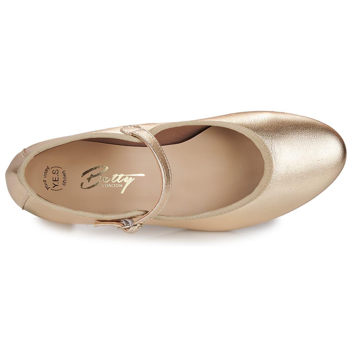 Women's Ballet Flats Betty London Gold