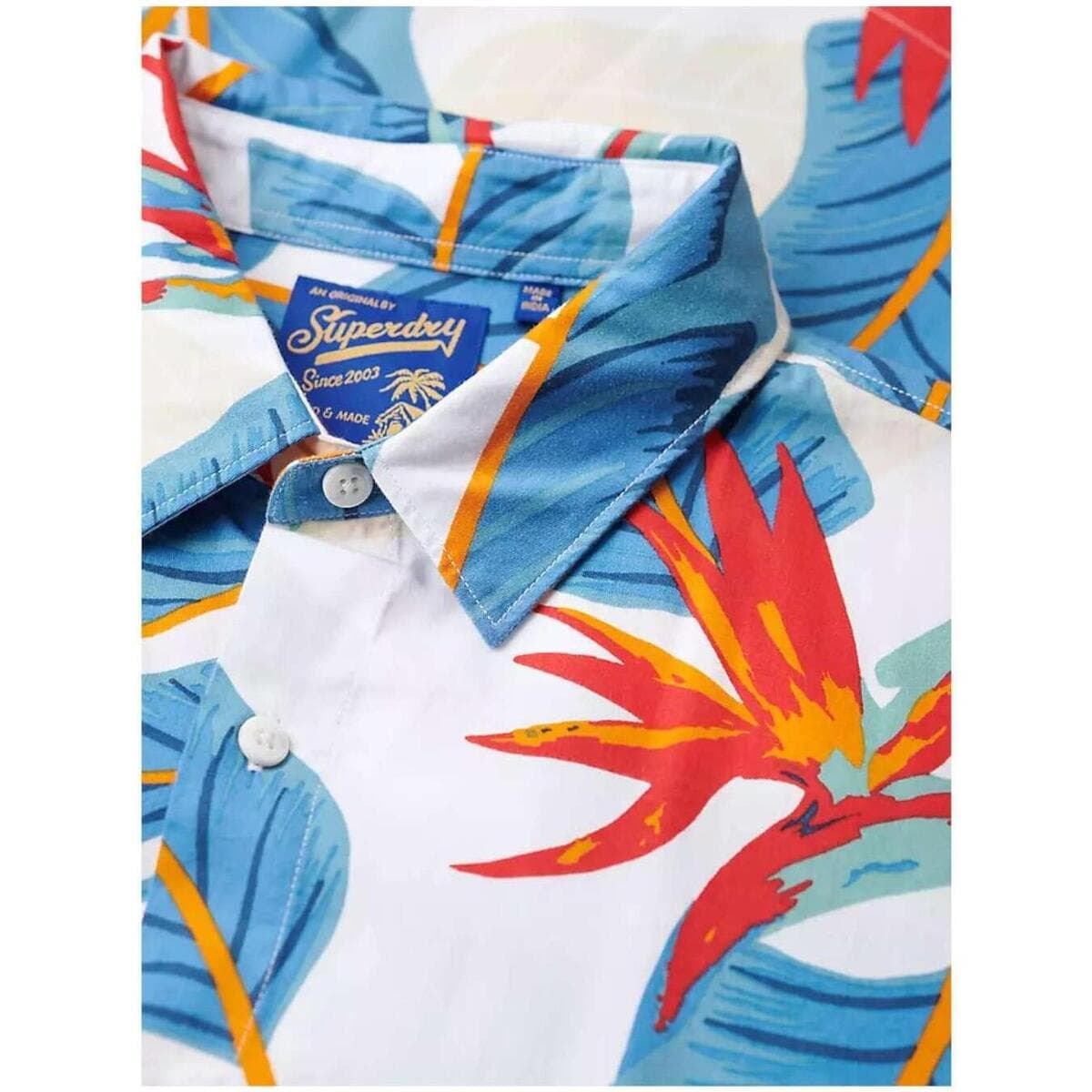 Men's Shirts Superdry White