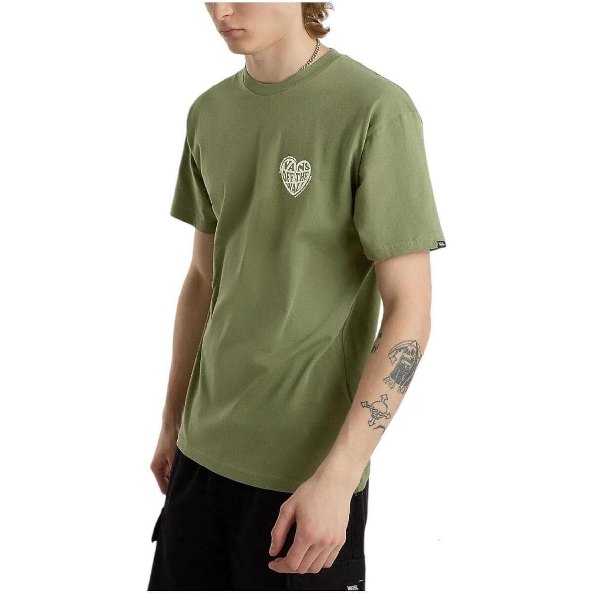 Men's T-Shirts Vans Green