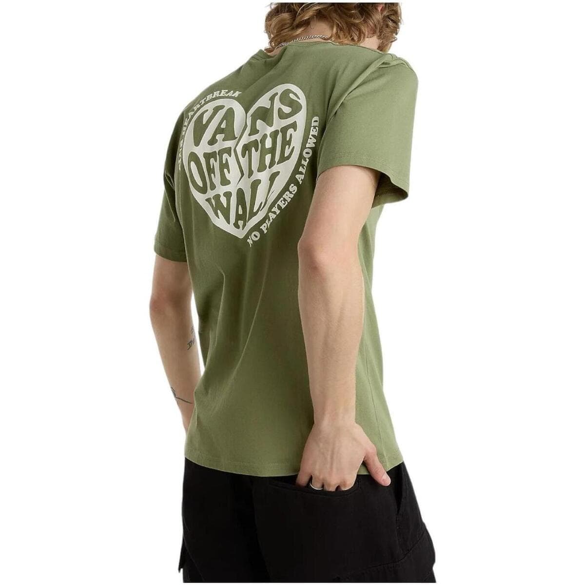 Men's T-Shirts Vans Green