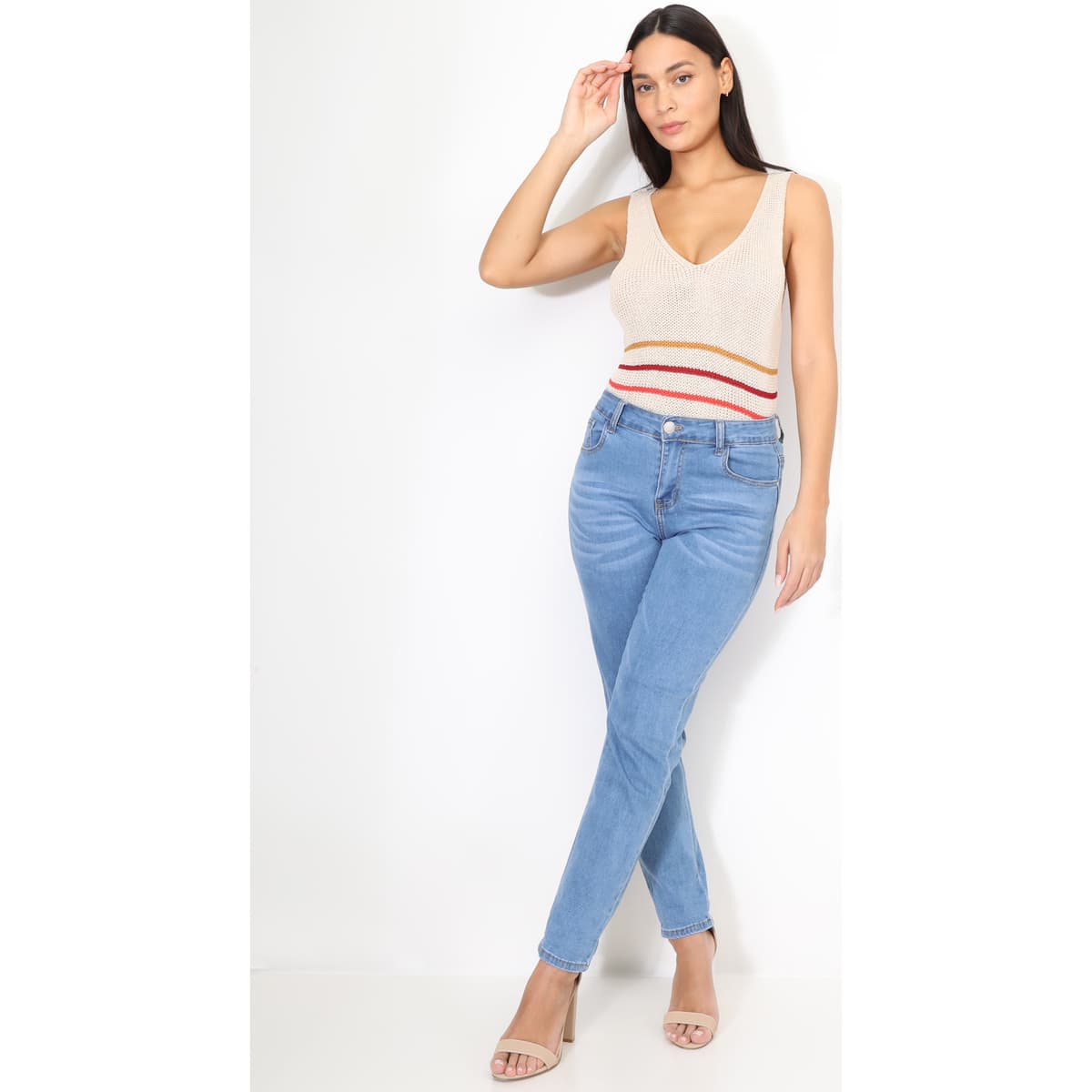 Women's T-Shirts La Modeuse Beige