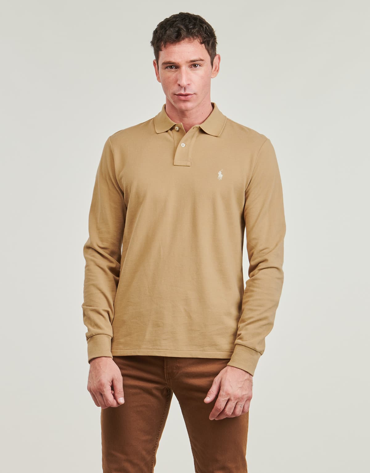 Men's Polo Shirts Polo Ralph Lauren Beige