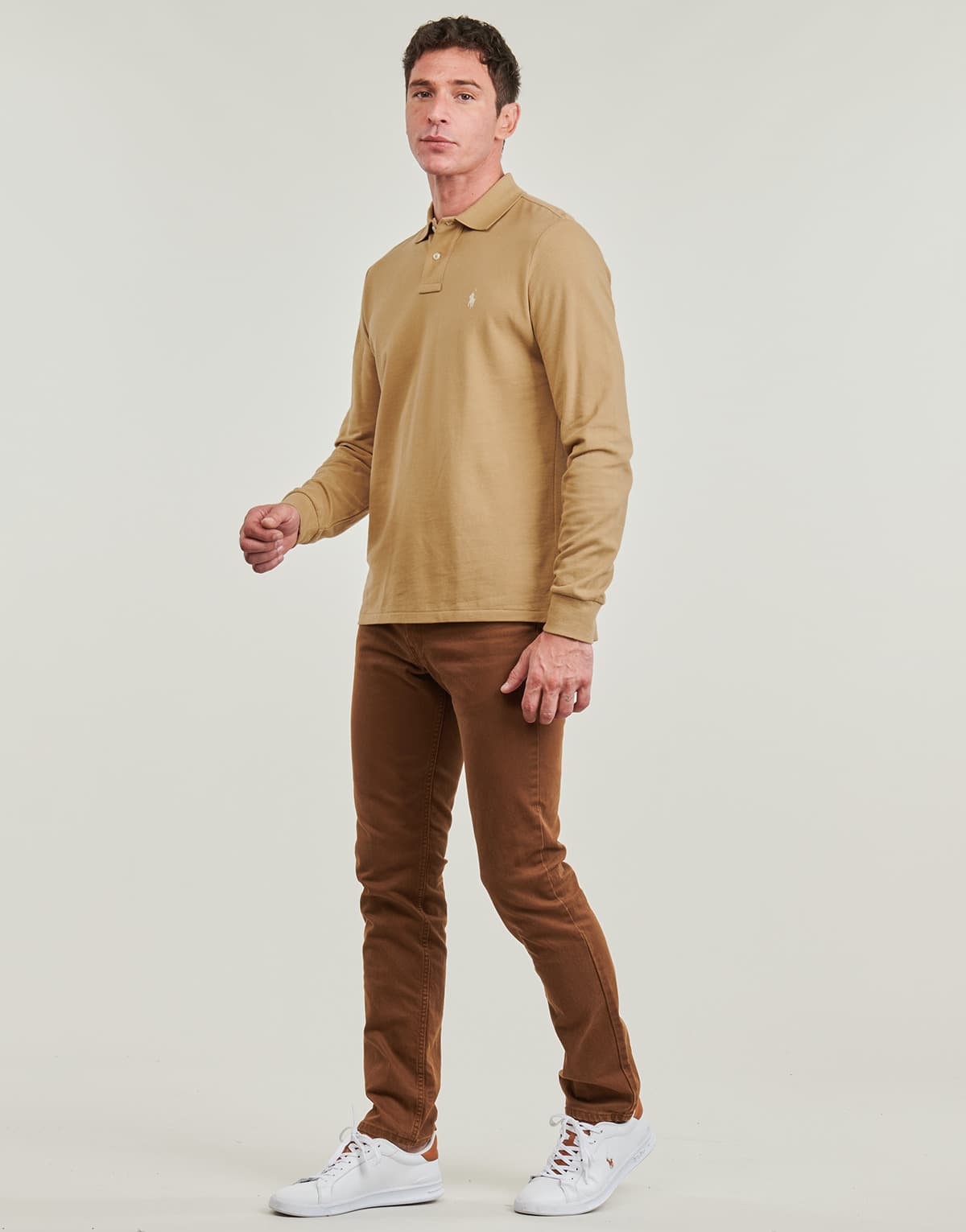 Men's Polo Shirts Polo Ralph Lauren Beige