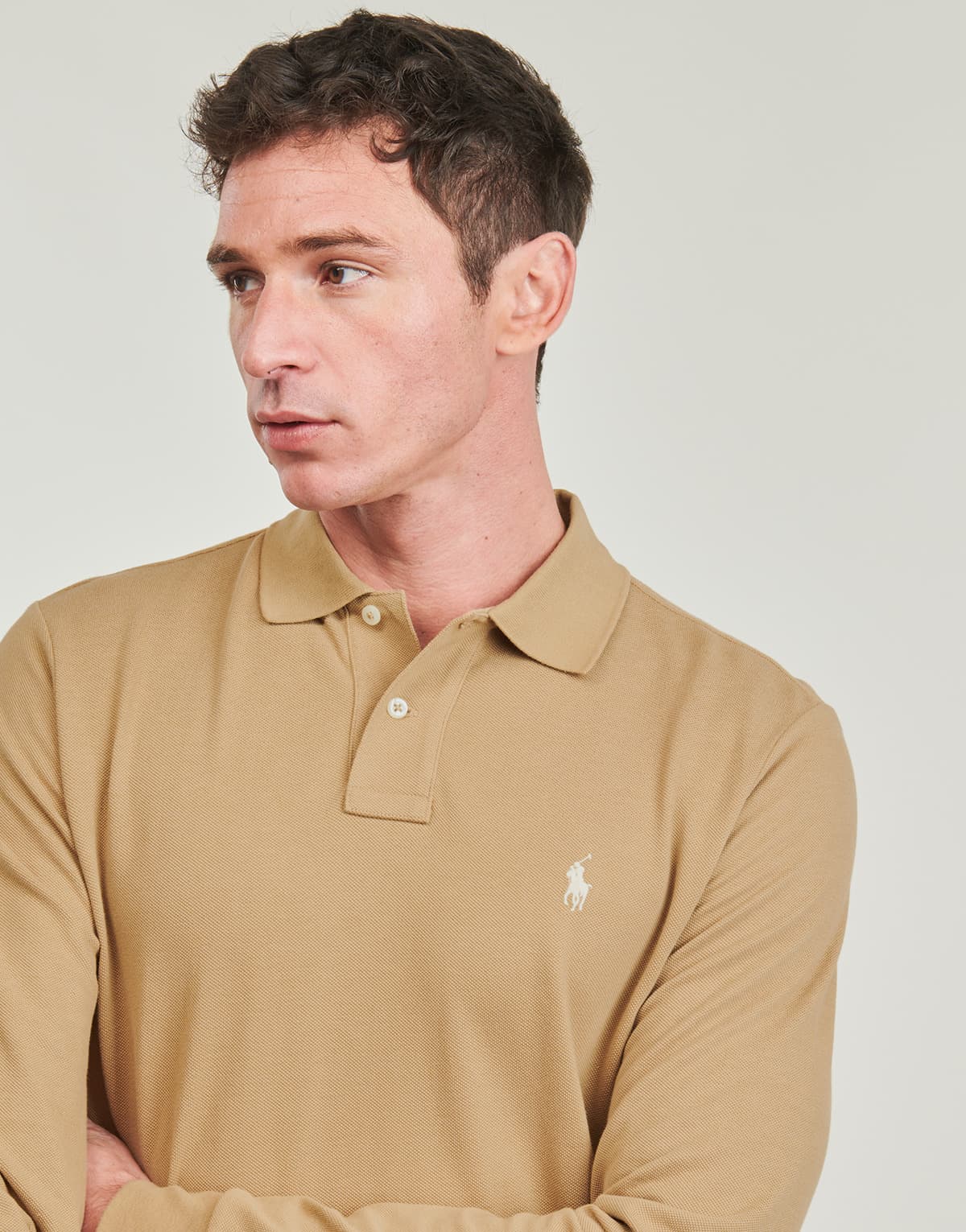 Men's Polo Shirts Polo Ralph Lauren Beige