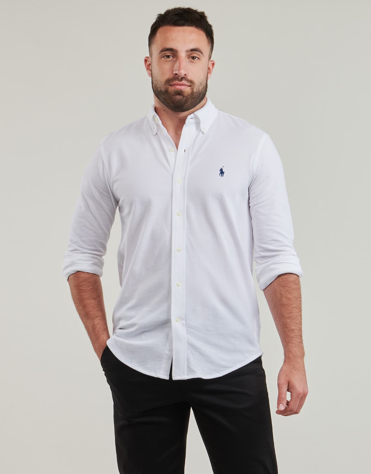 Men's Shirts Polo Ralph Lauren White