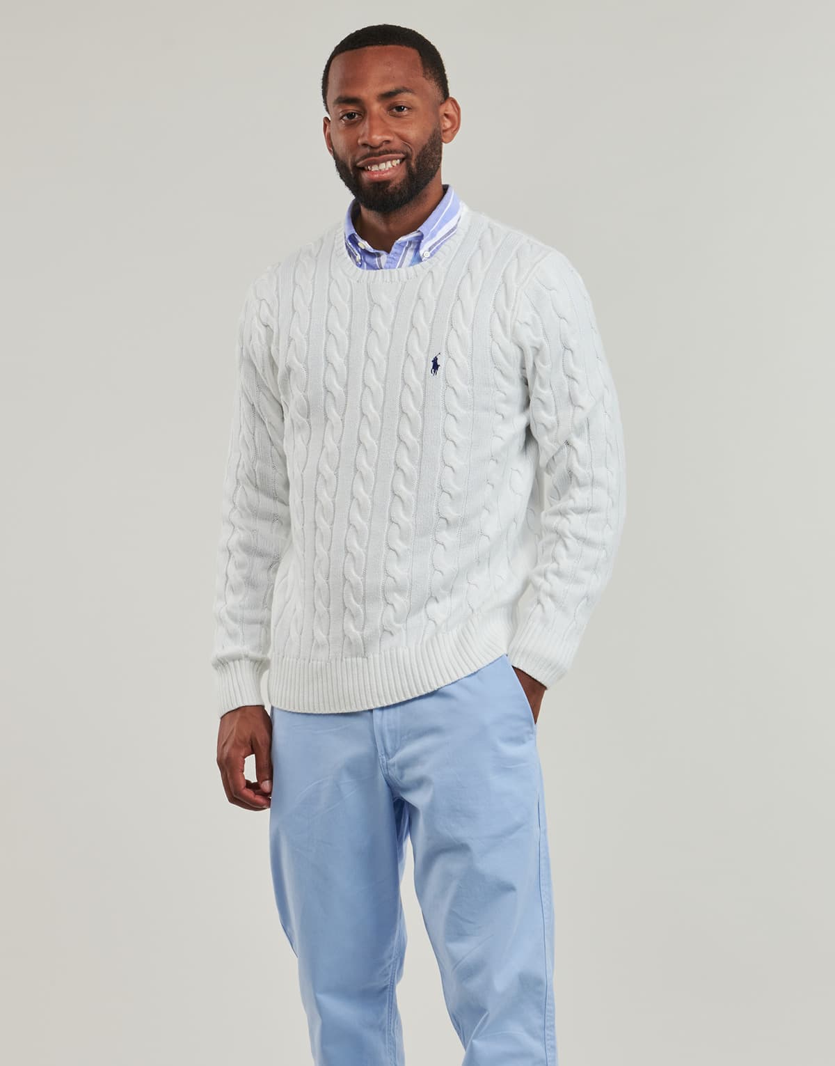 Men's Sweaters Polo Ralph Lauren White
