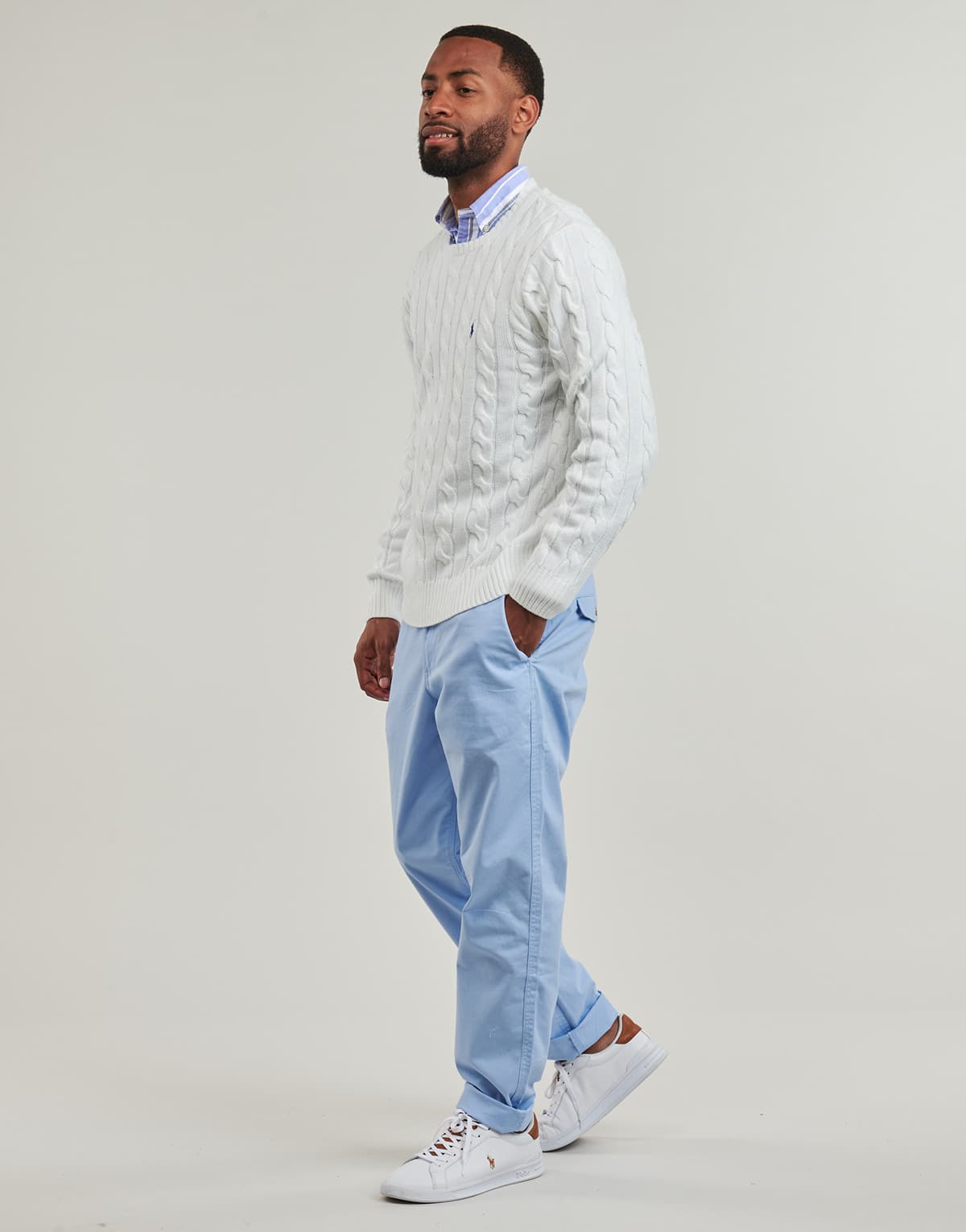 Men's Sweaters Polo Ralph Lauren White