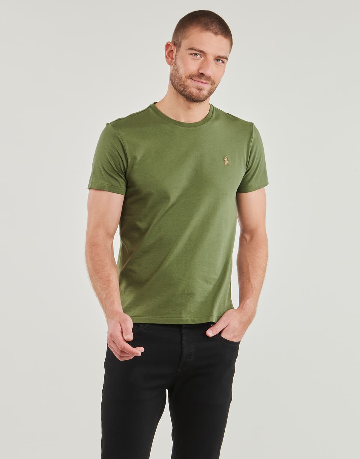 Men's T-Shirts Polo Ralph Lauren Khaki