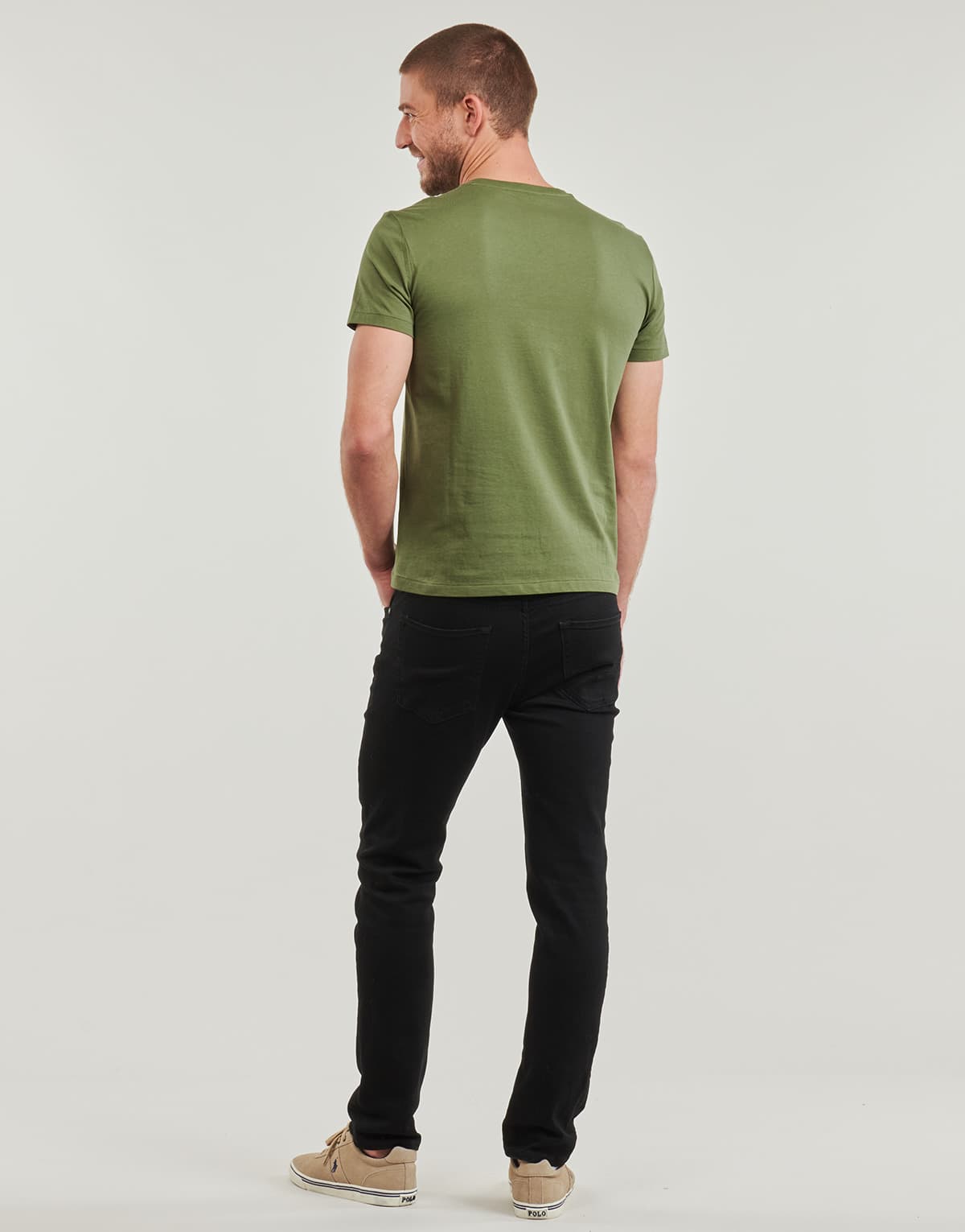 Men's T-Shirts Polo Ralph Lauren Khaki