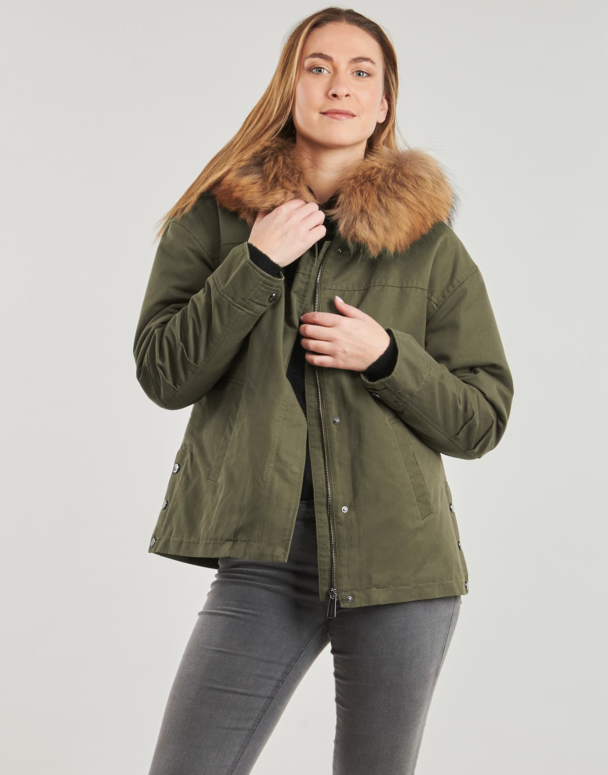Women's Parkas Oakwood Khaki