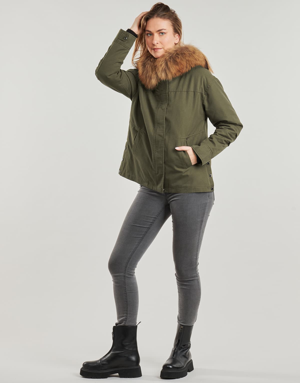 Women's Parkas Oakwood Khaki