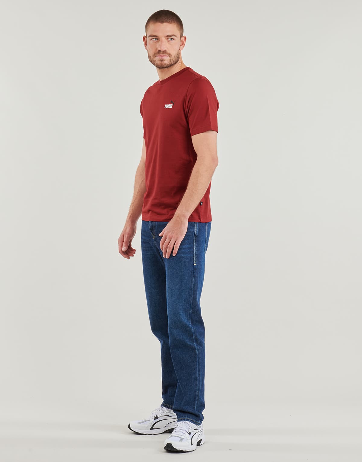 Men's T-Shirts Puma Bordeaux