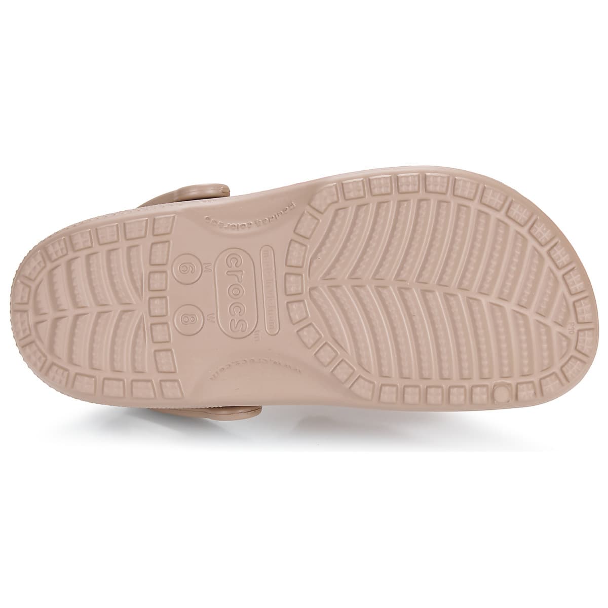 Women's Flip Flops Crocs Beige