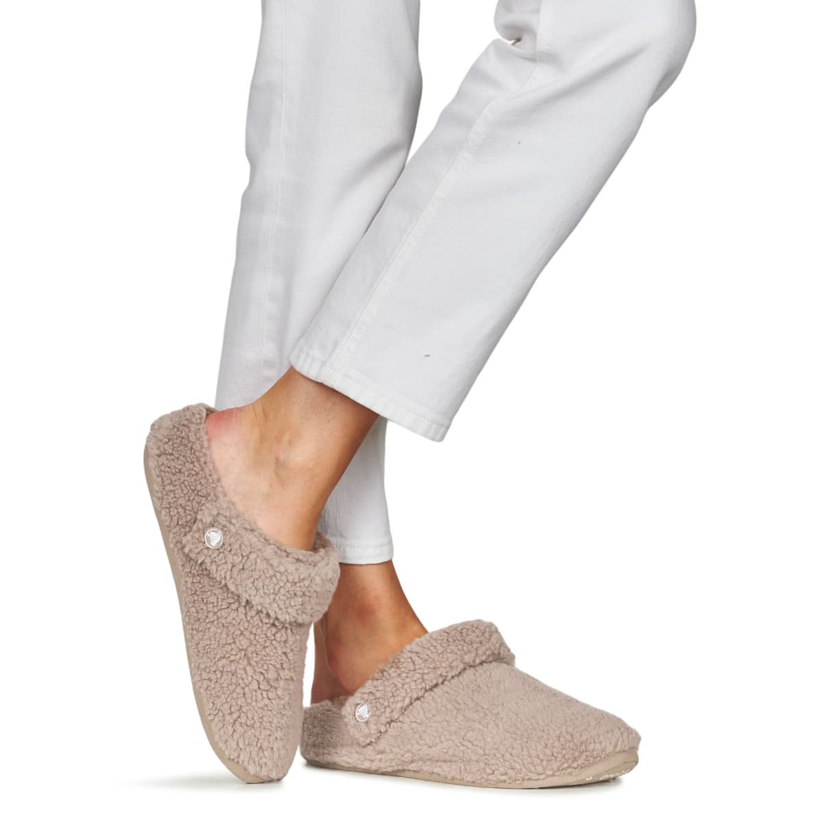 Men's House Slippers Crocs Beige