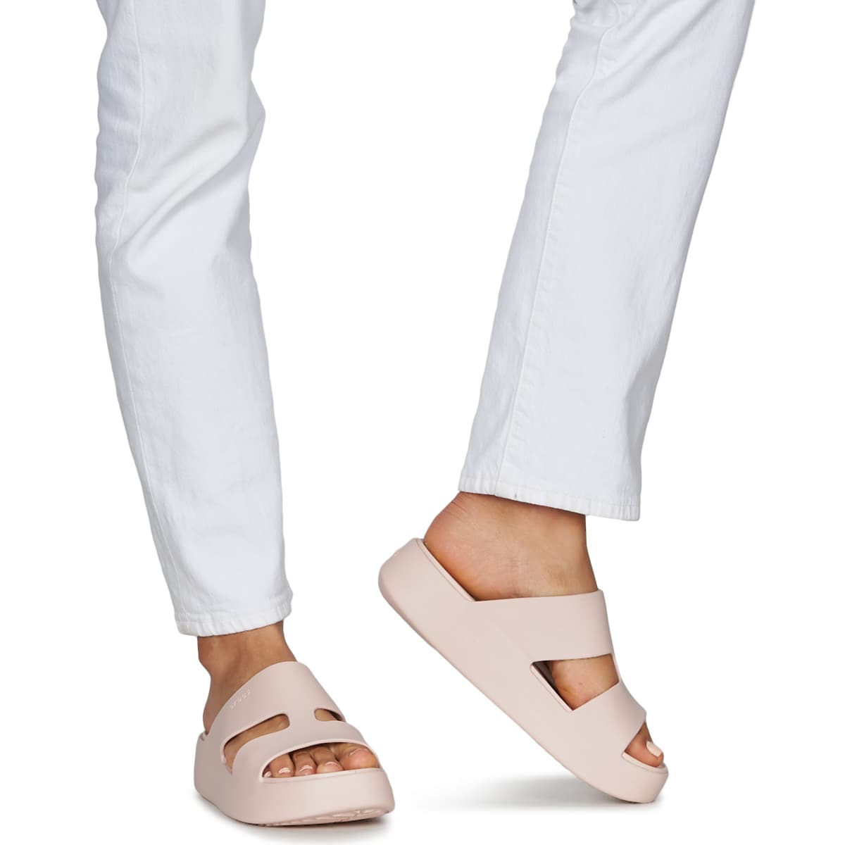 Women's Mules Crocs Beige