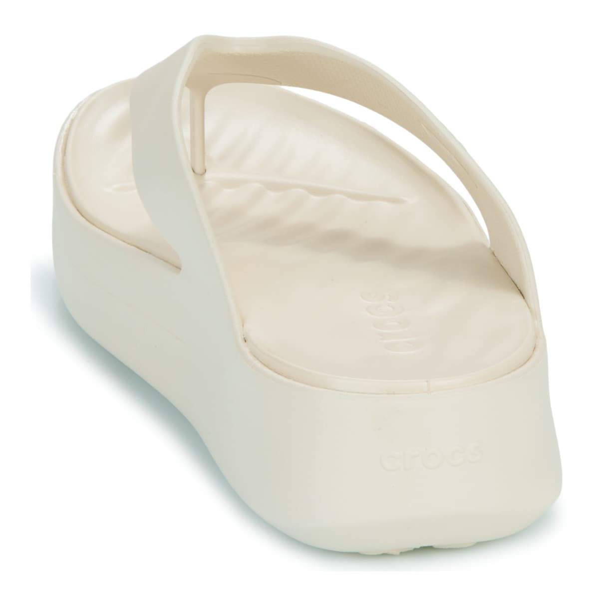 Women's Flip Flops Crocs Beige