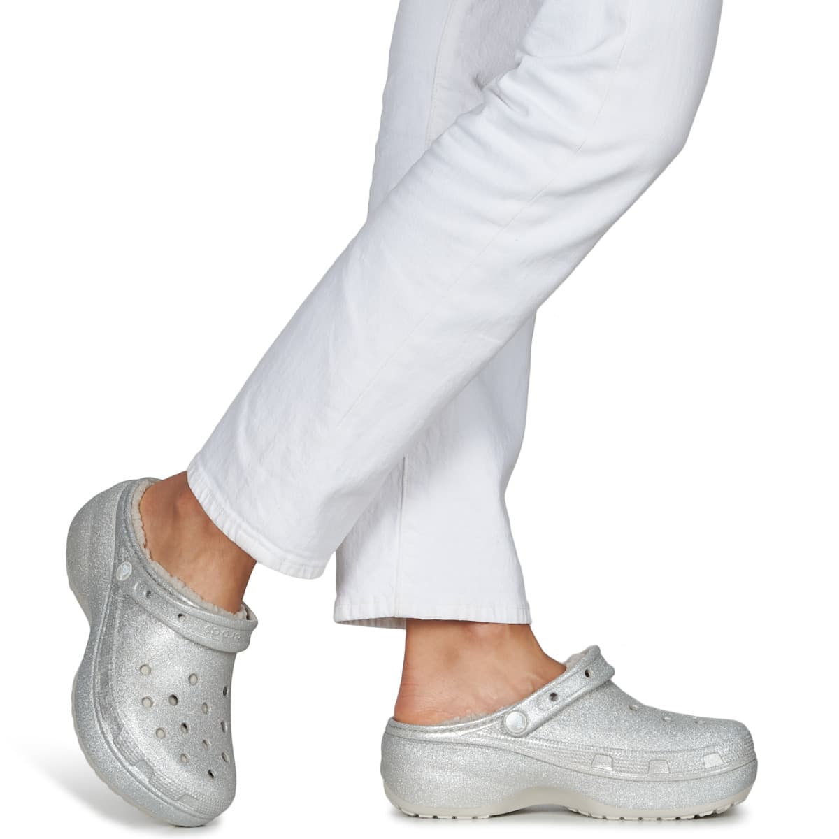 Women's Clogs Crocs Silver