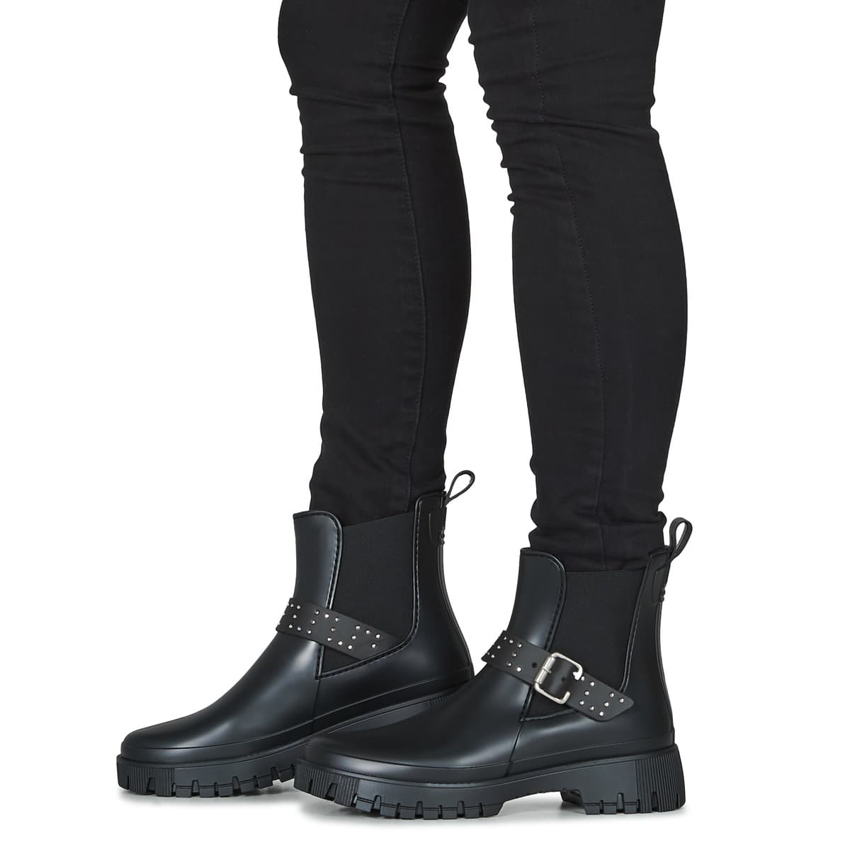 Women's Wellington Boots Lemon Jelly Black