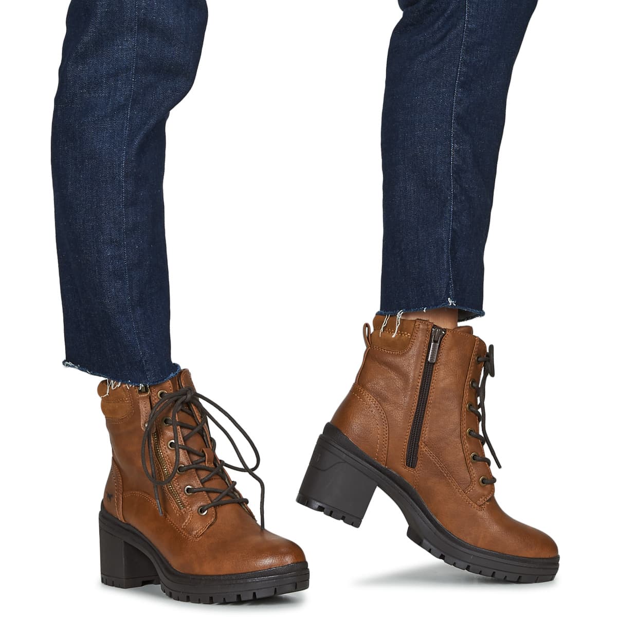 Women's Ankle Boots Mustang Brown