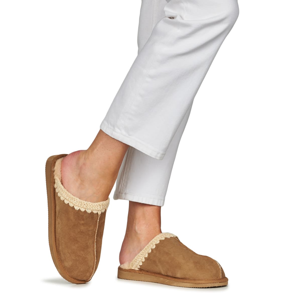 Women's House Slippers Shepherd Brown