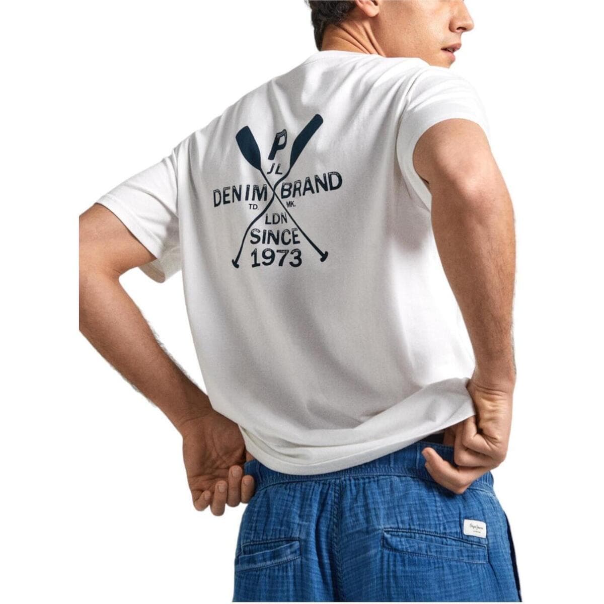 Men's T-Shirts Pepe Jeans White