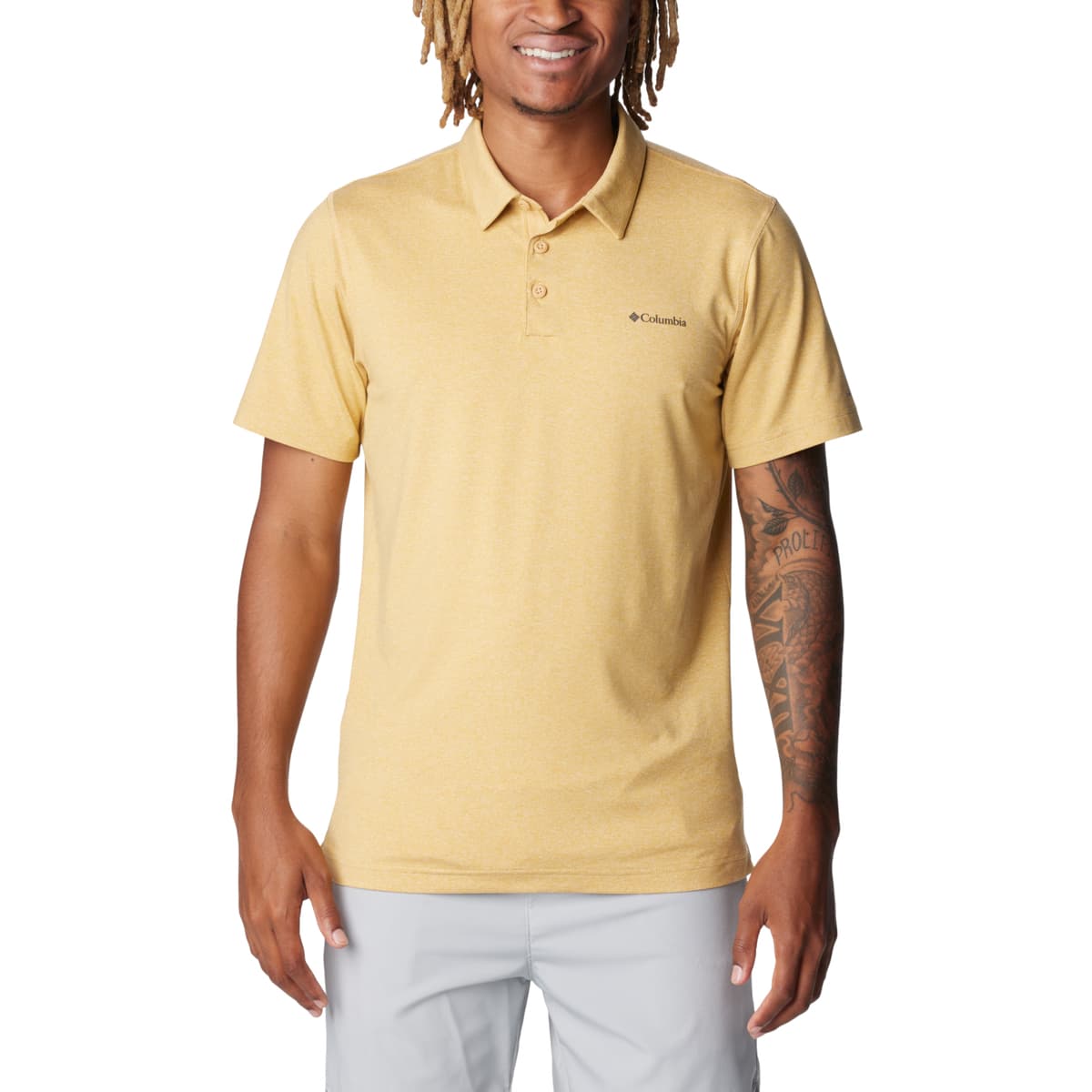 Men's Sports T-Shirts Columbia Yellow