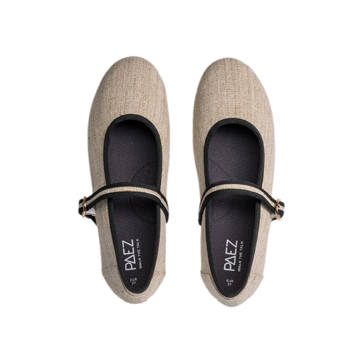 Women's Ballet Flats Paez Beige