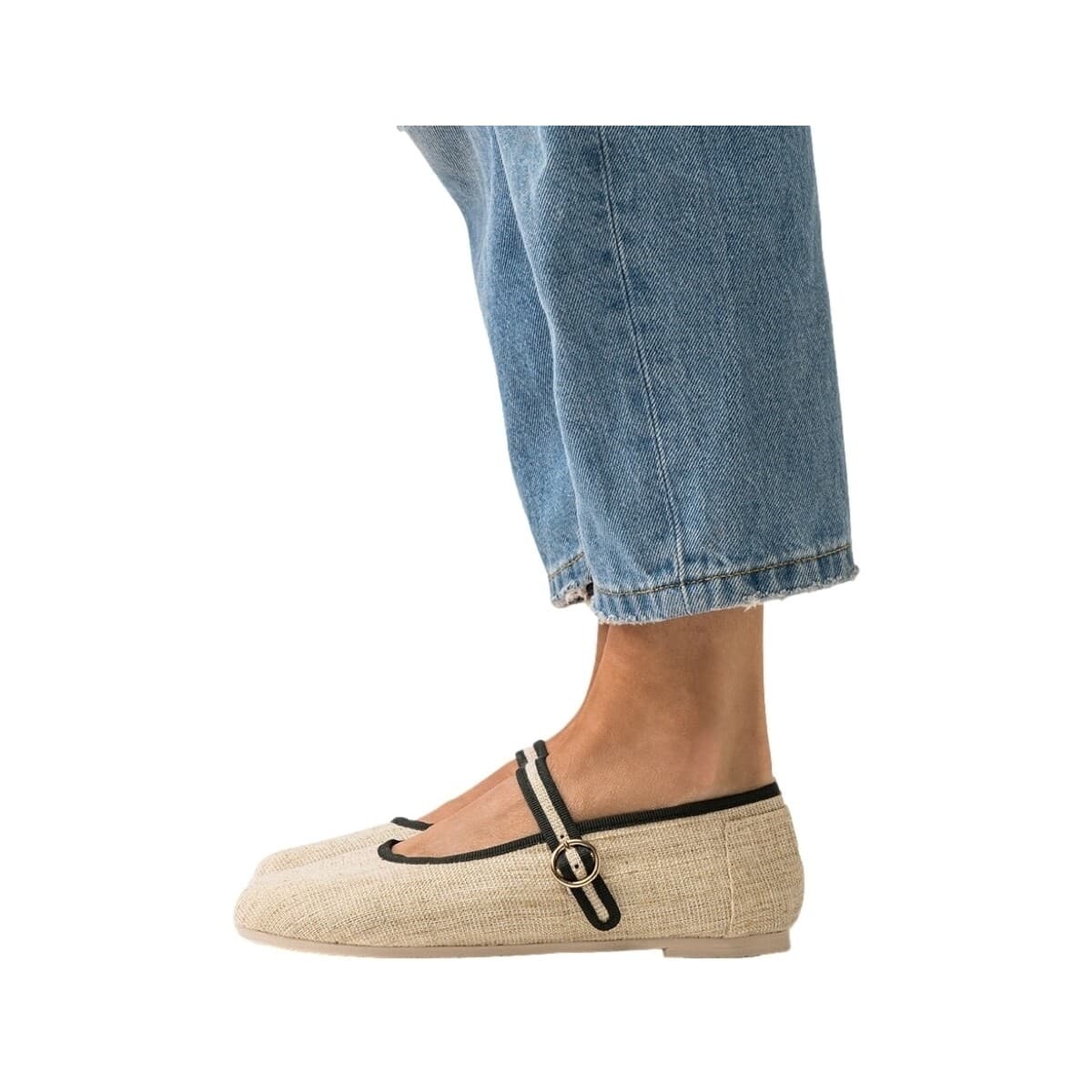 Women's Ballet Flats Paez Beige